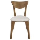 Mid-Century Modern Upholstered Dining Chair (Set of 2)