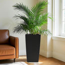 Pack of 2 Square Planters with Automatic Watering System