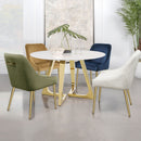 Walmer - Wingback Dining Chair (Set of 2) - Blue by HouseOfZazla