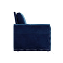 3 In 1 Convertible Sleeper Sofa With Nailhead Trim & Rolled Arm by HouseOfZazla