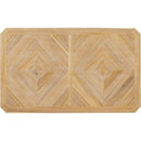 7-Piece Farmhouse Dining Set Classic Rustic Table and 6 high-back design Chairs for Dining Room, Kitchen (Natural Wood Wash)