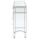 Duchess 5-drawer Mirrored Storage Accent Cabinet Silver