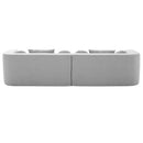 Boneless - Couch Modular Sectional Sofa With Deep Seating And Curved Design by HouseOfZazla