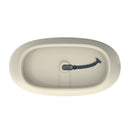 65 Inch Artificial Stone Solid Surface Freestanding Bathroom Bathtub