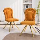 Upholstered Swivel Dining Chairs (Set of 2) by Unique Piece Furniture