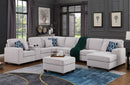 Eric - 9 Piece Upholstered Sectional With Ottoman by HouseOfZazla