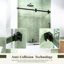 56-60"W x 60"H Frameless Sliding Tub Shower Door Enclosure, Matte Glass by HouseOfZazla
