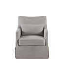 Traditional Design London Skirted Swivel Chair
