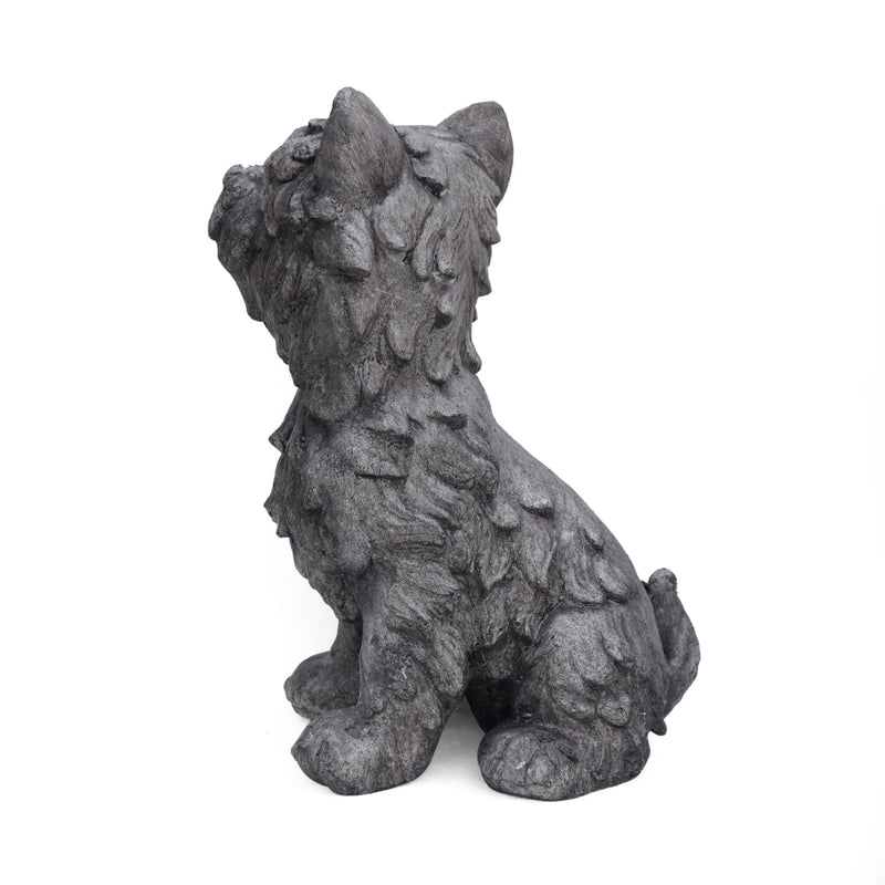 Cricket Dog Cast Stone Garden Statue, photo 7 of 9