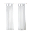 Twist Tab Voile Sheer Window Pair by HouseOfZazla