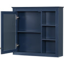 30" x 28" Medicine Cabinet, Wall Mounted Bathroom Storage Cabinet, Modern Bathroom Wall Cabinet with Mirror,Medicine Cabinet, Mirror Cabinet with 3 Open Shelves (Not Include Bathroom Vanity)