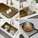 Finish Undermount Stainless Steel Kitchen Sink 32" X 19" 16 Gauge Deep Single Bowl by HouseOfZazla
