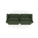 Elegant Sofa With Ergonomic Design And Lumbar Pillows by HouseOfZazla