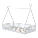 House Shaped Design Bed With Fence by HouseOfZazla