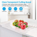 Acrylic Kitchen Cutting Board with Counter Lip by LJGDeals
