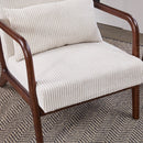 Accent Chair With Pillow And Wood Frame by HouseOfZazla