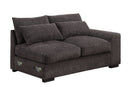 Nyeisha - Piece Upholstered Sofa & Chaise - Coffee by HouseOfZazla