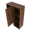 24 Inch Wall-Mounted Side Cabinet and Storage Shelves Combination by HouseOfZazla