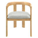 Modern Barrel Dining Chairs Set of 2