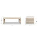 Veda - Geometric Waterfall Table by HouseOfZazla
