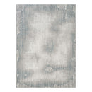 Geometrix - 5'3" X 7'3" Area Rug, Geometric 3D Effect - Ivory / Gray by HouseOfZazla