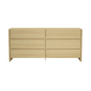 Linda - Double Wide Dresser With 6 Drawers by HouseOfZazla