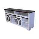 Stylish 65.3" TV Stand with LED Light Strips