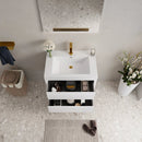 30" Wall-Mounted Bathroom Vanity with Sink by HouseOfZazla