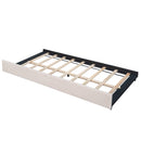 Upholstered Daybed Sofa Bed With Trundle Bed And Wood Slat by HouseOfZazla
