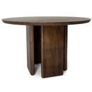 Alden - Round Dining Table - Walnut by HouseOfZazla