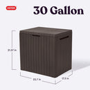 30 Gallon Resin Outdoor Storage Box