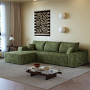 107" Cloud Sectional Couch with L-Shape Chaise