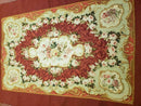 3' X 5' Antique Handmade French Aubusson Weave Savonnerie Needlepoint Rug Nice