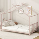 Metal House Platform Bed With Modern Design And Durable Frame by Unique Piece Furniture