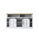 58 Inch TV Stand with Storage Cabinet and Shelves, TV Console Table Entertainment Center for Living Room,Bedroom