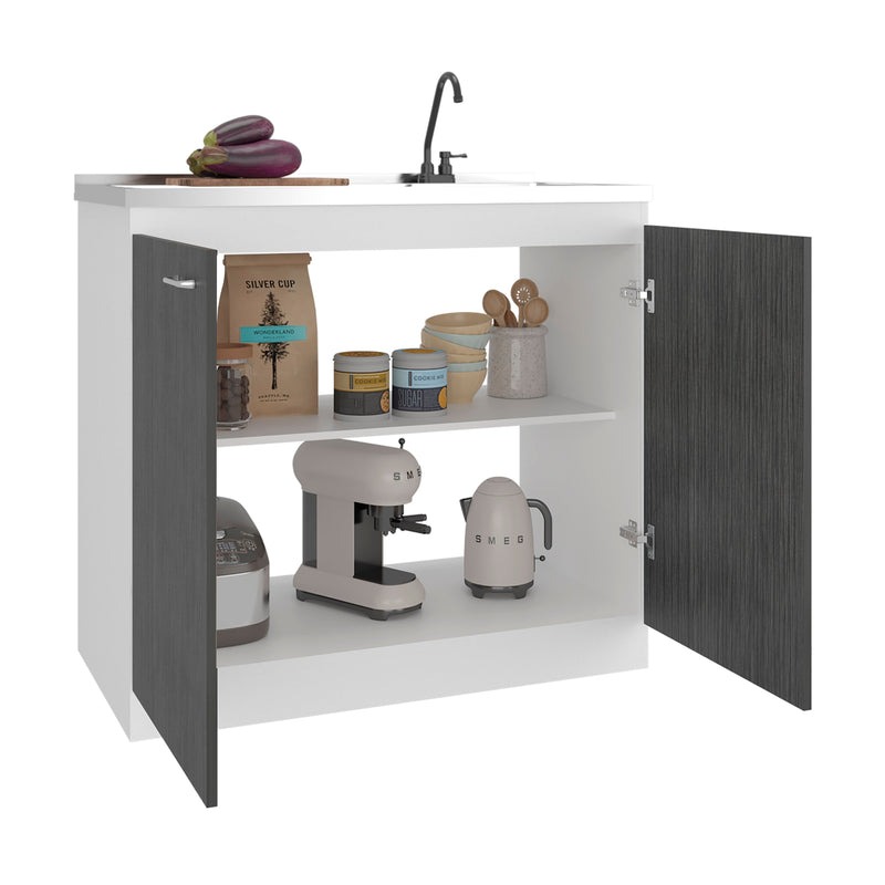 Salento Freestanding Sink, Double Door Cabinet, photo 4 of 9