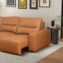 Grant - Triple Power Convertible Sofa - Cognac by HouseOfZazla
