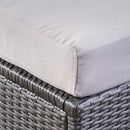 7 Person Outdoor Seating Group With Cushions - Gray / Silver by HouseOfZazla