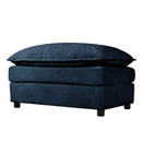 Modern Comfy Deep Seat Modular Sectional Sofa Cloud Couch With Ottoman by HouseOfZazla
