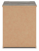 Frandern - Two Drawer Night Stand - Gray