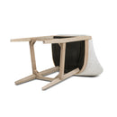 Newport 30.5" Coastal Curved Back Upholstered Barstool