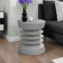 Contemporary Round Accent Table Indoor / Outdoor by HouseOfZazla