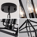 Farmhouse Lantern Chandelier 4-Light