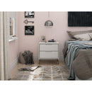 Rockefeller - Nightstand With 2 Drawers - White by HouseOfZazla