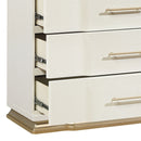 Lexington - 5 Drawer Chest - Beige by HouseOfZazla
