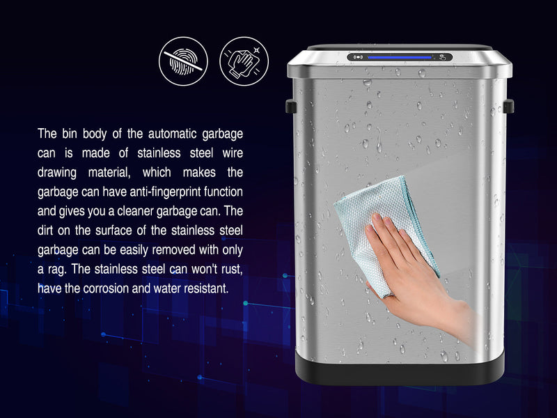 50L Smart automatic Trash Cans - Full Intelligent Sensor