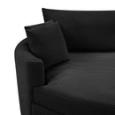 Oversized Double Chaise Lounge Sofa With USB Ports by HouseOfZazla