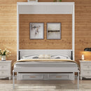 Full Size Murphy Bed With 2 Drawers - Beige by Unique Piece Furniture