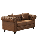 FX 63.5" Contemporary Design Chesterfield Sofa