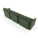 Elegant Sofa With Ergonomic Design And Lumbar Pillows by HouseOfZazla